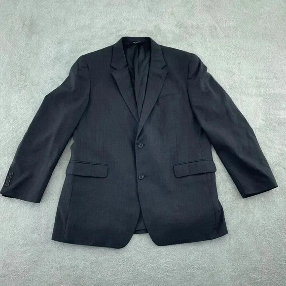 Jos. A. Bank Wool Blazer Mens 46L Black 4185 - Picture 1 of 9